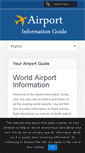 Mobile Screenshot of airportinformationguide.com